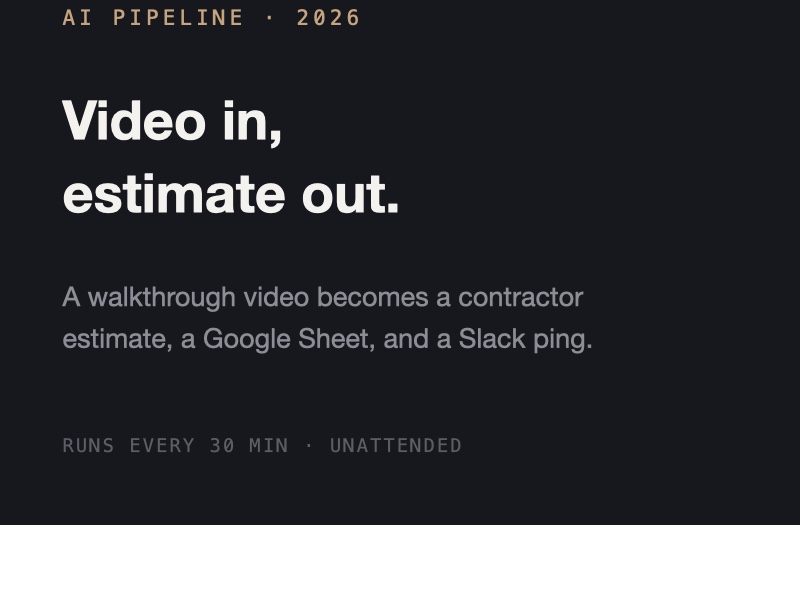 SOW automation pipeline
